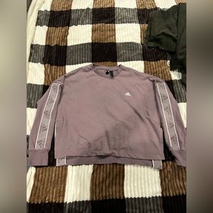 Adidas cropped crew neck